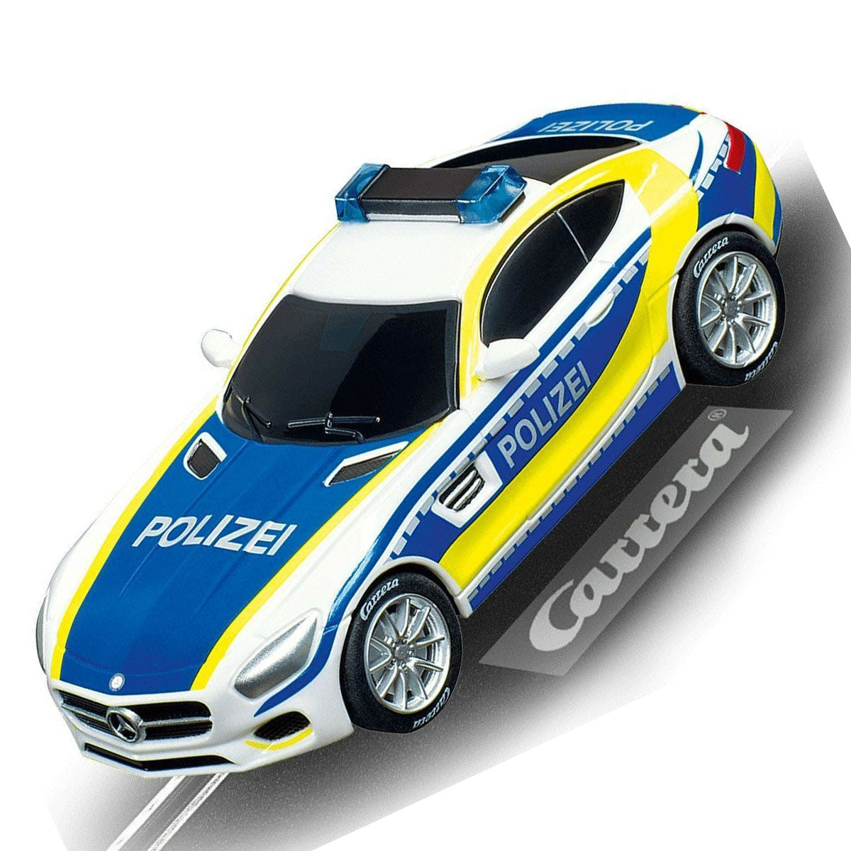 Carrera 64118 GO!!! Mercedes-AMG GT Coupe Polizei Police 1/43 Scale Slot Car - PowerHobby