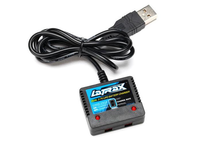 Traxxas LaTrax 6638 Battery Charger USB Dual Port Alias - PowerHobby