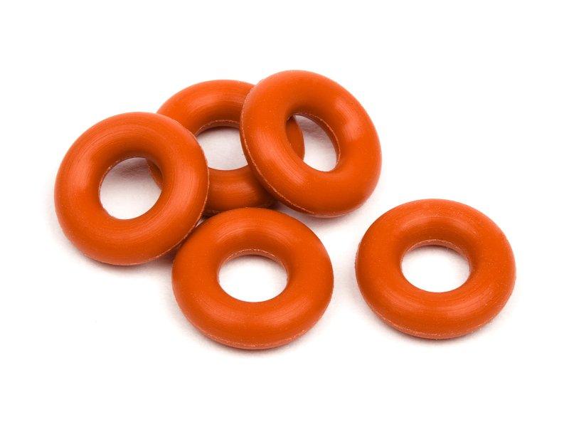 HPI 6819 Silicone O-Ring P-3 (RED 5 pieces) Ken Block WR8 Sprint Bullet Savage - PowerHobby