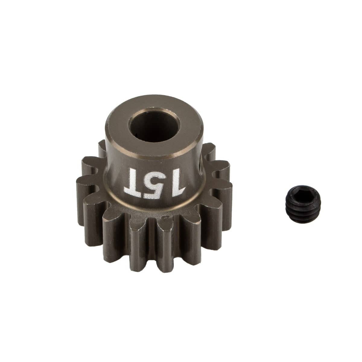 Associated 89597 Pinion Gear 15 Tooth-MOD 1 5mm Shaft Aluminum RC8B3e - PowerHobby