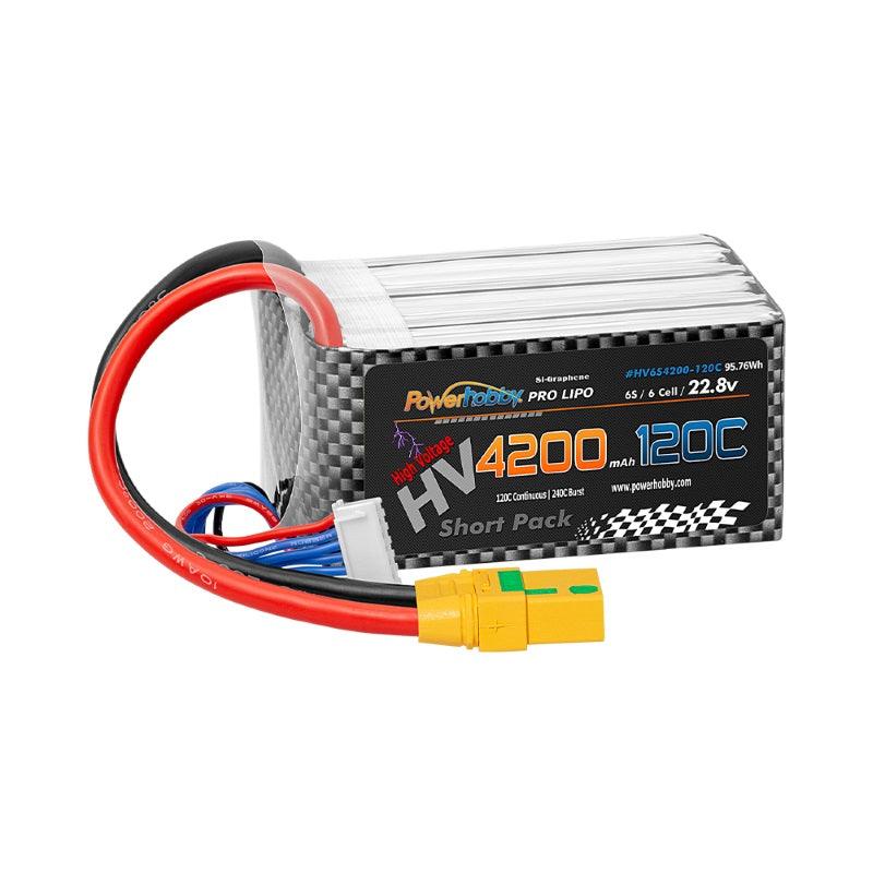 Powerhobby 6S 22.8V 4200mah 120C GRAPHENE + HV Lipo Battery w XT90 Plug - PowerHobby