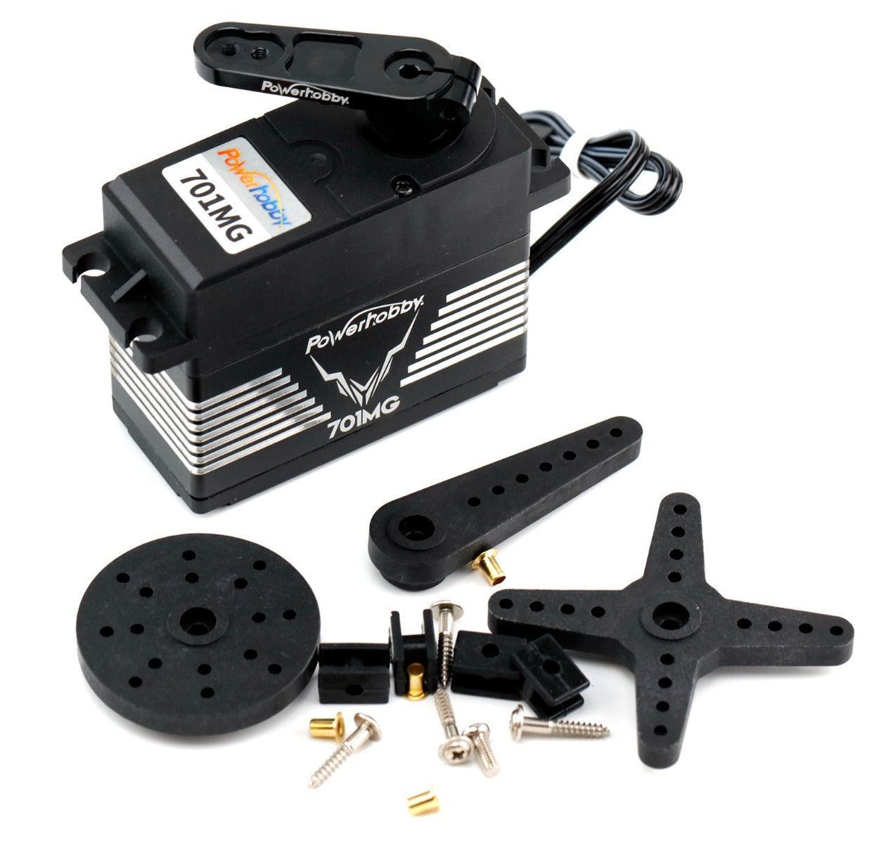 Power Hobbies Powerhobby 701MG 1/5 154.3 Lbs Impermeable De Alta Velocidad Torque Metal Gear 5ta Escala RC Servo