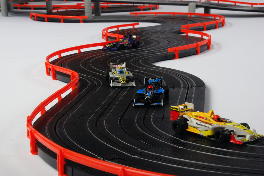 AFX 4 Lane Super International MegaG+ Ho Slot Car Race Set Mega G+ AFX21018 - PowerHobby