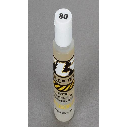 Losi TLR74016 Silicone Shock Oil 80WT 2ounce 8ight 3.0 2.0 T E 810 TEN-T - PowerHobby
