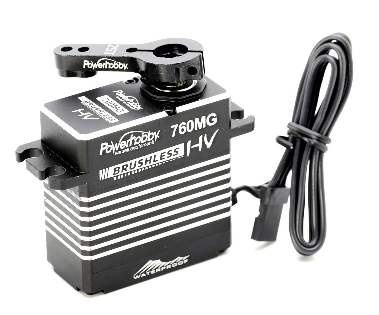 Powerhobby 760MG Monster Troque Waterproof Steel Gear Brushless Servo - PowerHobby