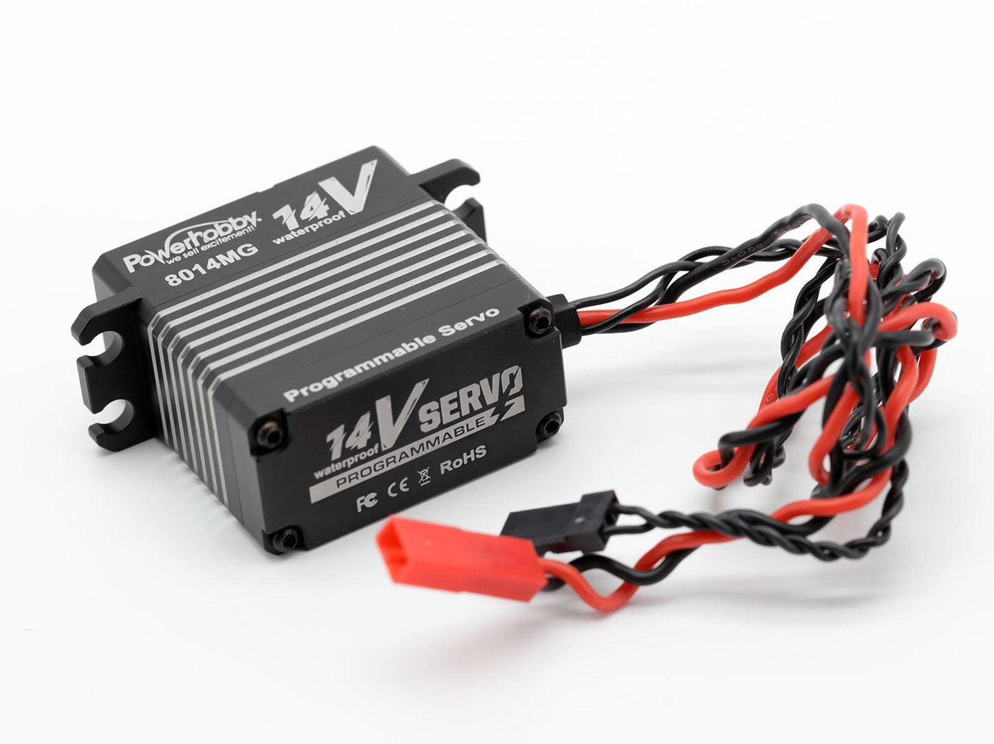 Powerhobby 8014MG 14v Programmable Waterproof HV Brushless 3s Lipo Servo - PowerHobby