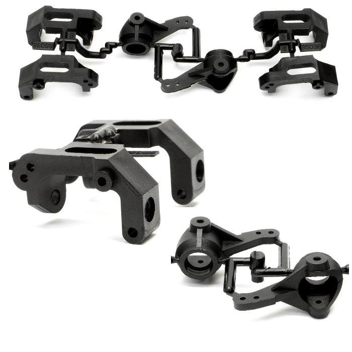 HPI Racing 85038 Front Upright Set 8 Degree/10 Degree NItro 3 Drift Nitro RS4 3 - PowerHobby