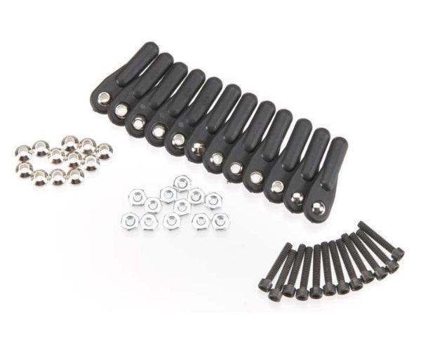 Dubro 860 Swivel Ball Link 2-56 with Hardware Black (12) For Airplanes - PowerHobby