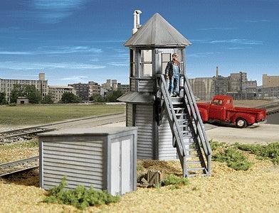 Walthers Cornerstone 933-2944 Gateman's Tower & Shed Building / Structure Kit - PowerHobby