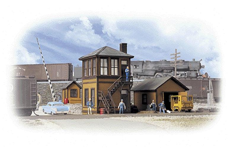 Walthers Cornerstone 933-3530 HO Scale Trackside Structures Set Kit - PowerHobby