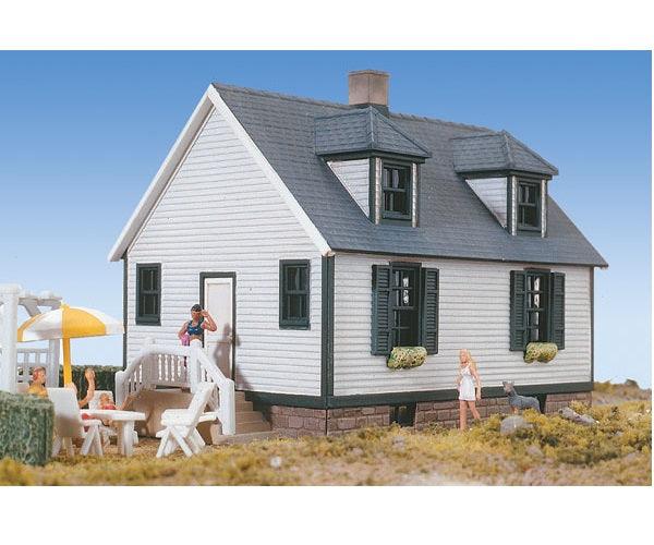 Walthers 933-3657 Cornerstone HO Scale Lake Forest Cottage w/Accessories Kit - PowerHobby