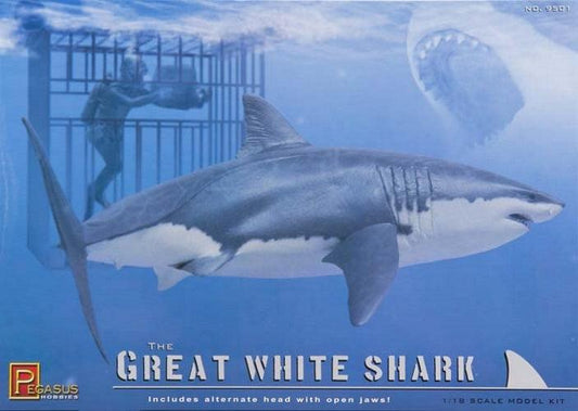 Pegasus Hobbies 9501 1/18 The Great White Shark Plastic Model Kit - PowerHobby