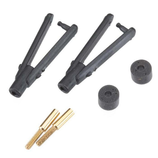 DuBro 973 Long Arm Micro Clevis .032" Black (2pcs) for Airplanes - PowerHobby