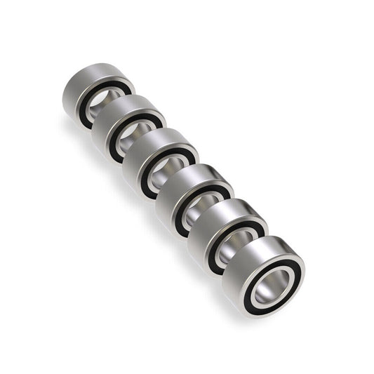 Traxxas 9745R TRX-4M Complete Transmission Black Rubber Ball Bearing Set - PowerHobby