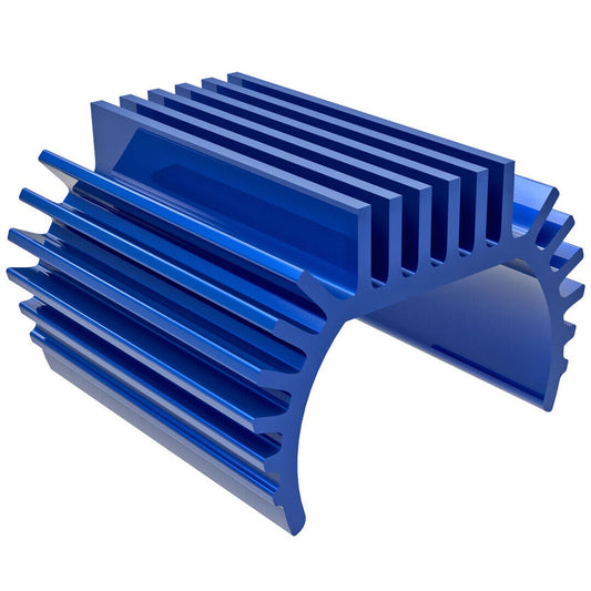 Traxxas 9793-BLUE TRX-4M Aluminum Heat Sink BLUE Titan 87T - PowerHobby