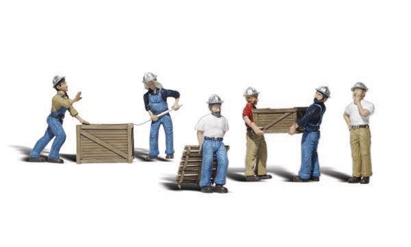 Woodland Scenics A1823 HO Train Figures Dock Workers - PowerHobby