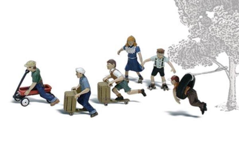 Woodland Scenics A1921 HO Train Figures Playtime - PowerHobby