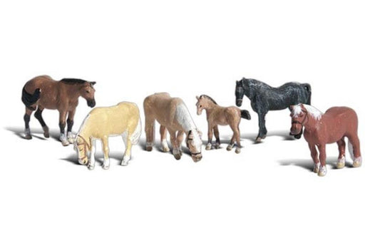Woodland Scenics A2141 N Scale Farm Horses - PowerHobby