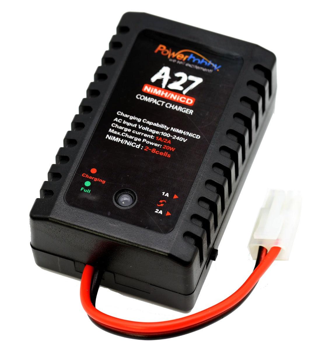 Powerhobby Fast Peak NiMH NiCD A/C Charger for 6v 7.2v 9.6v Battery - PowerHobby