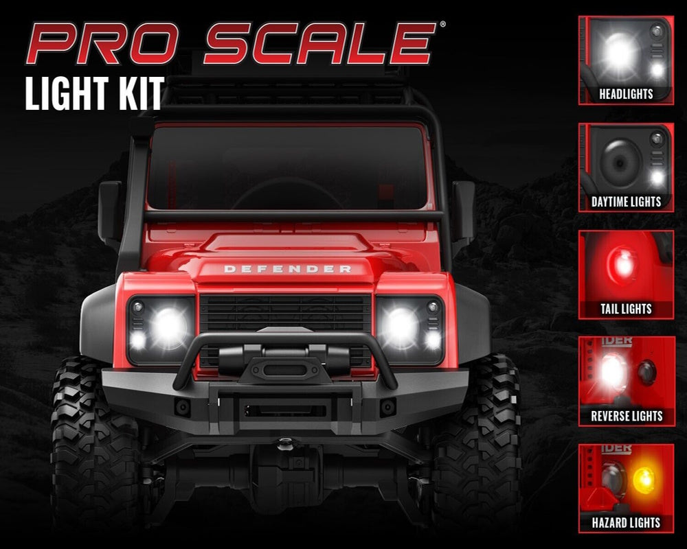 Traxxas 9784 TRX-4M Land Rover Defender Pro Scale LED Light Set - PowerHobby
