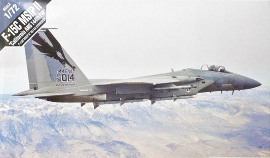 Academy 12531 1/72 F-15C Eagle MSIP II California ANG 144th FW Airplane Kit - PowerHobby