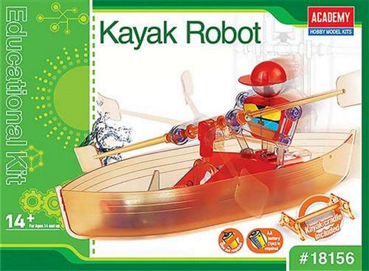 Academy 18156 Misc Kayak Robot Snap Plastic Model Kit - PowerHobby