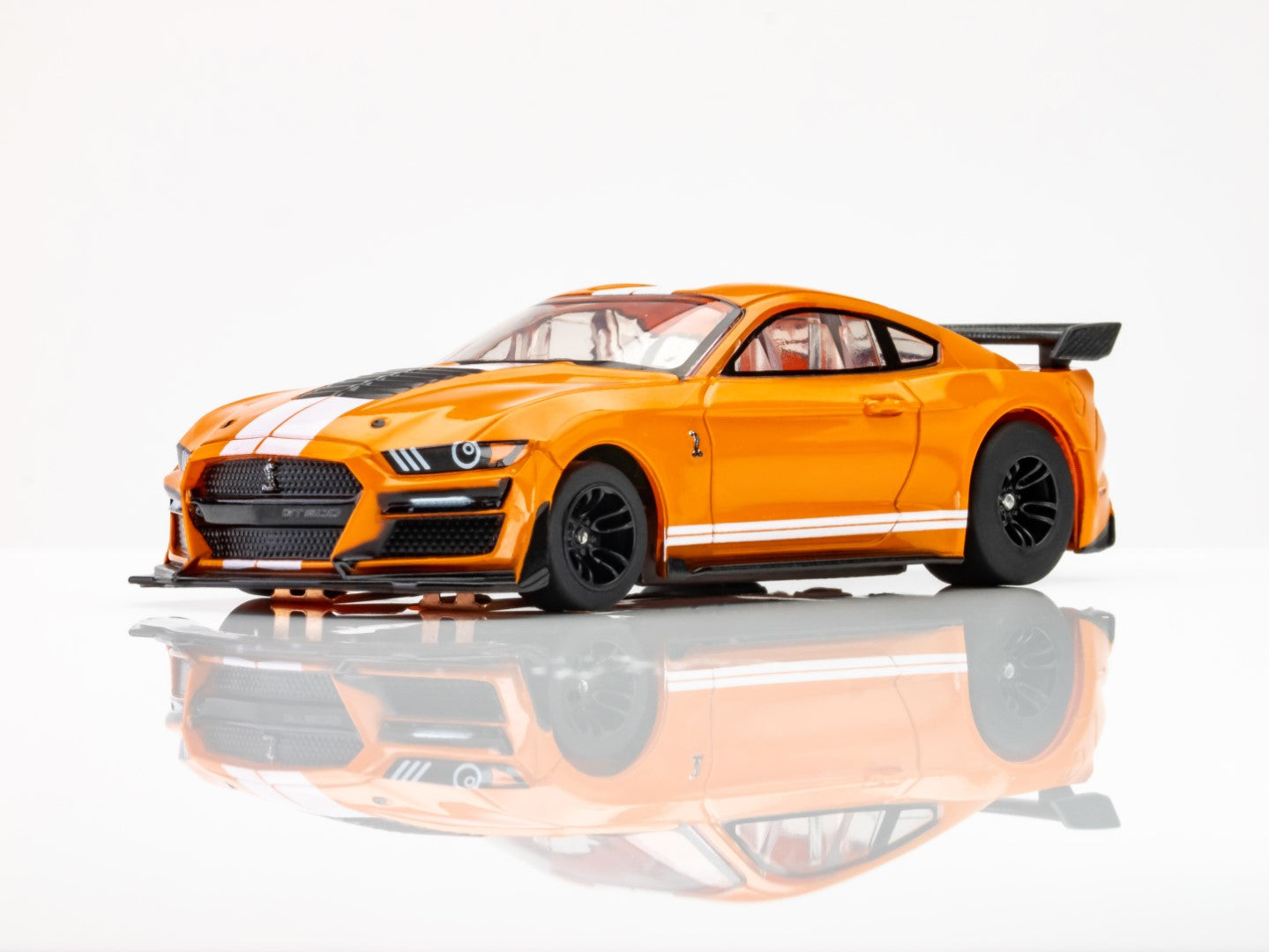 AFX 22069 Ford Mustang GT500 Twister Orange HO Scale Slot Car