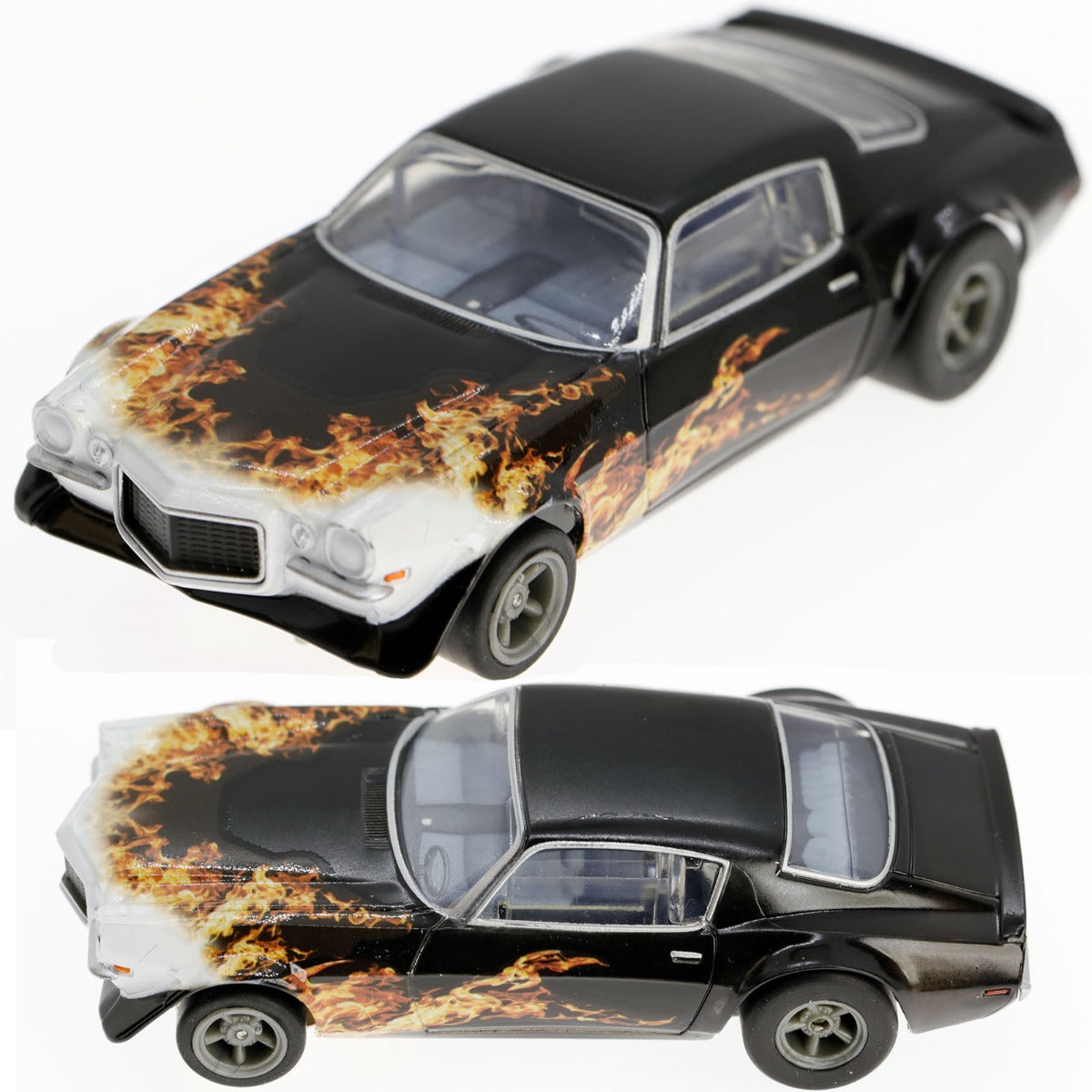AFX Chevy Camaro Wildfire Orange Blue Flame HO Slot Car 22046 22073 MegaG - PowerHobby