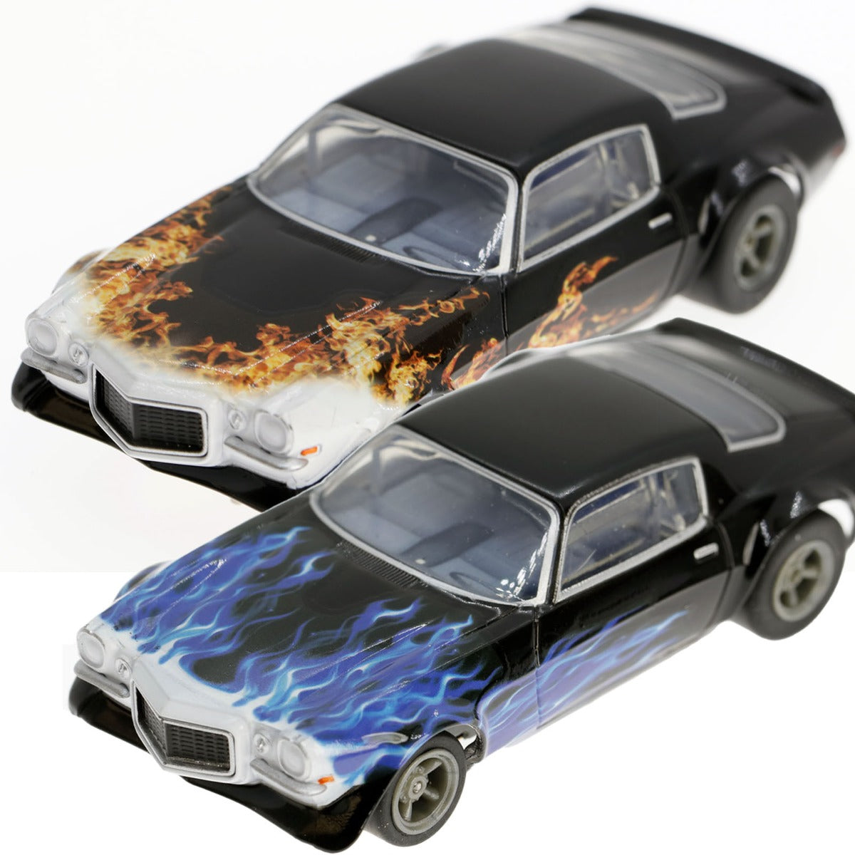 AFX Chevy Camaro Wildfire Orange Blue Flame HO Slot Car 22046 22073 MegaG - PowerHobby