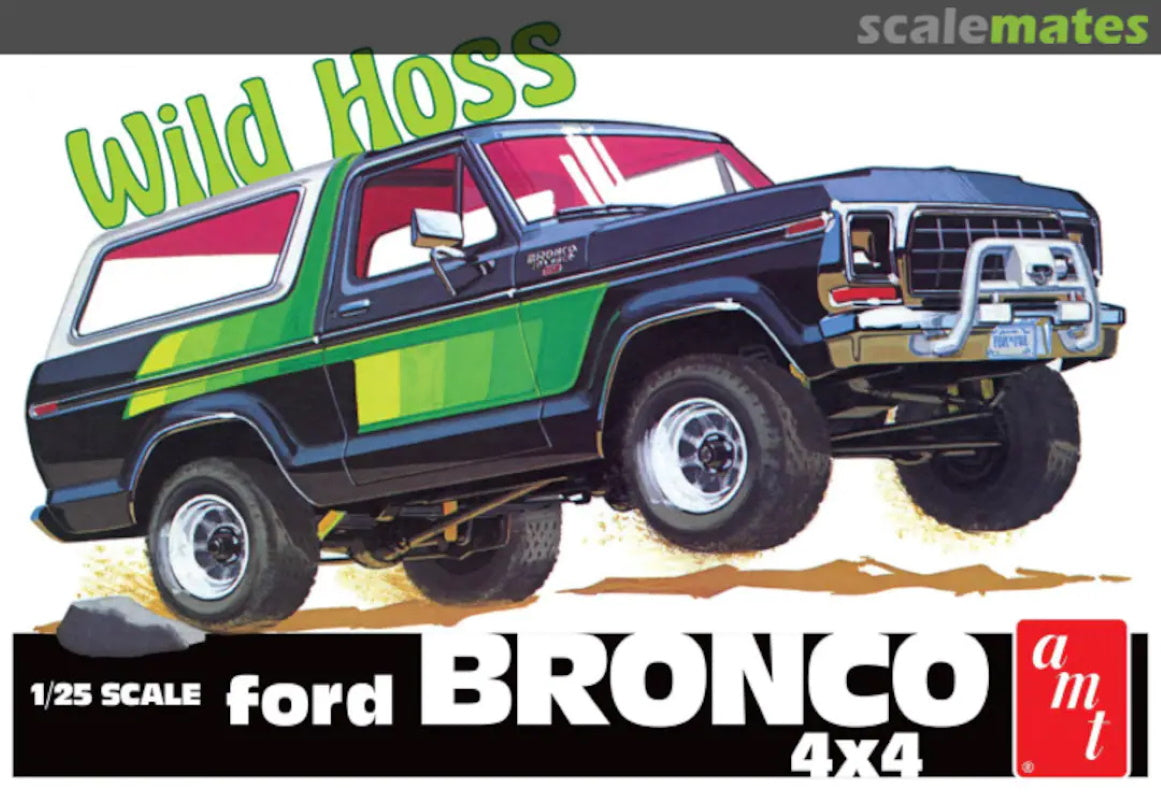 AMT1304 1978 Ford Bronco Wild Hoss 1:25 Plastic Model Kit - PowerHobby