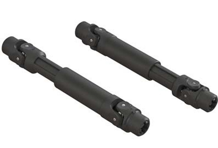 Arrma AR310864 Composite Rear Slider Driveshaft Set Granite Senton - PowerHobby