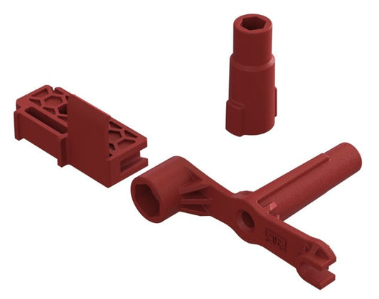 Arrma Chassis Spine Block & Multi Tool Big Rock Granite Kraton Outcast Senton - PowerHobby