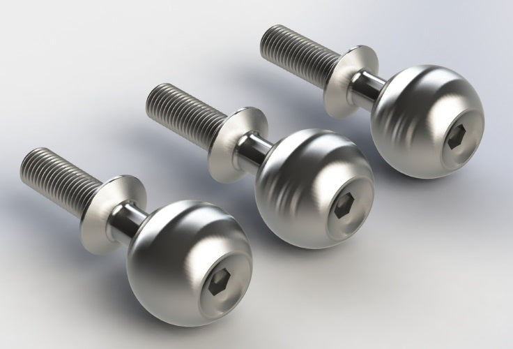 Arrma AR330364 Pivot Balls 5X14X34MM (3Pieces) Nero 6S Nero Fazon Nero Big Rock - PowerHobby