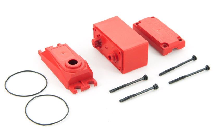 Arrma ADS V2 Plastic Gear Servo Case Red Fury Granite Raider Vorteks ADX-10 - PowerHobby