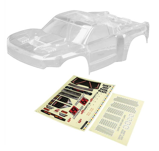 Arrma AR406131 Clear Bodyshell (Inc Decals) Senton 6S Blx - PowerHobby