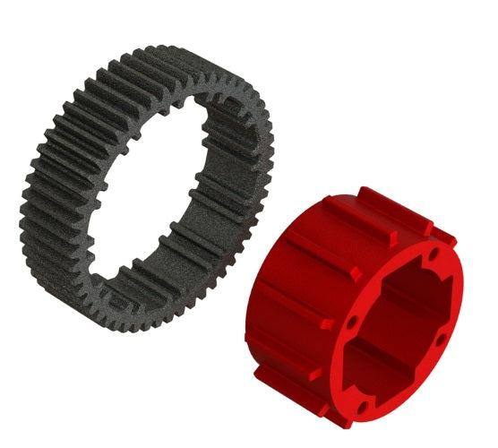 Arrma Aluminum Center Diff /Differential Case Set (1 Diff) Kraton 8S Outcast 8S - PowerHobby