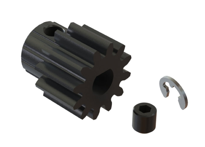 Arrma 12T / 12Tooth Mod1 Safe-D5 Pinion Gear Outcast Talion Kraton Mojave Typhon - PowerHobby