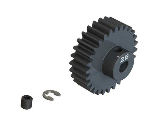 Arrma ARA311058 28T / 28Tooth Mod1 Safe-D5 Pinion Gear - PowerHobby
