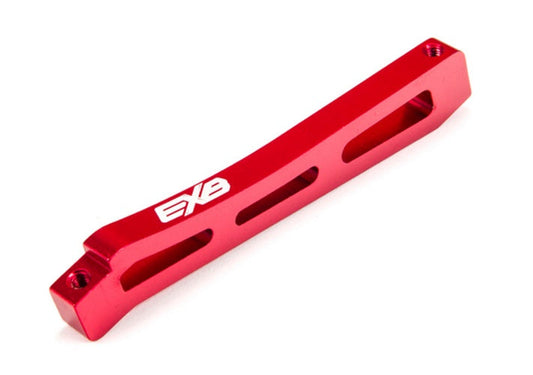 Arrma Front Center Chassis Brace Aluminum 98mm Red Notorious Kraton Roller /6S - PowerHobby