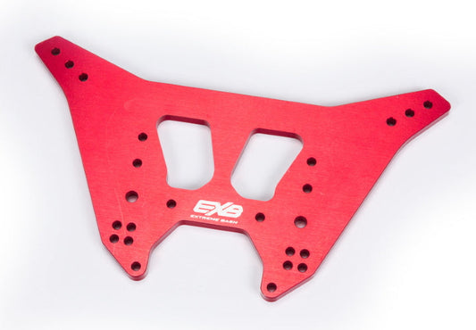 Arrma Rear Shock Tower Cnc 7075 T6 Aluminum L (Red) Kraton Notorious Outcast - PowerHobby