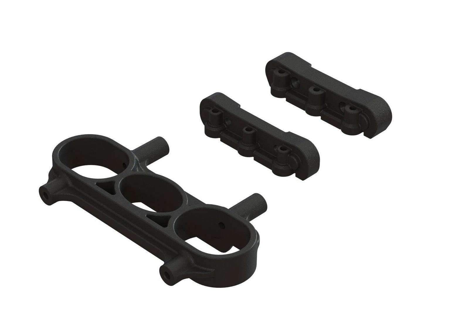 Pièces ARRMA ARA320723 - Patin, Support Et Boucle De Pare-chocs Arrière, Composite Robuste, Pour Véhicules Radiocommandés