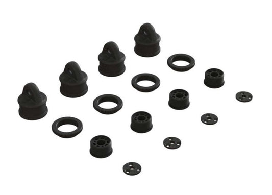 Arrma ARA330568 Shock Cap Collar & Cartridge Set Kraton 4X4 8S Outcast 8S - PowerHobby