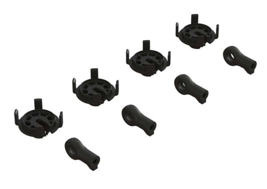 Arrma ARA330569 Shock Rod End & Spring Perch Set (4 Shocks) Kraton 4X4 8S - PowerHobby