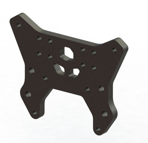 Arrma ARA330604 Aluminum Front Shock Tower Black 1/7 Mojave - PowerHobby