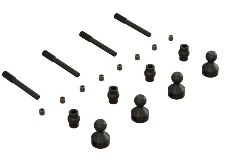 Arrma ARA330614 Sway Bar Hardware Set Outcast/Kraton 8S - PowerHobby