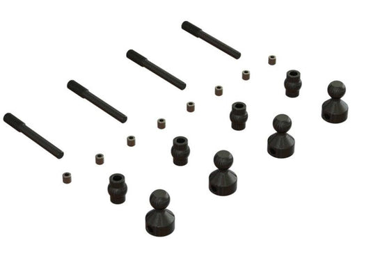 Arrma ARA330614 Sway Bar Hardware Set Outcast/Kraton 8S - PowerHobby