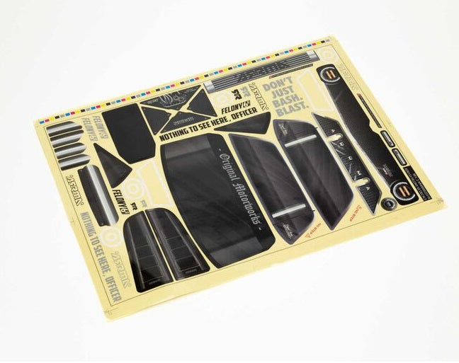 Arrma ARA410011 Clear Body Trimmed FELONY 6S BLX - PowerHobby