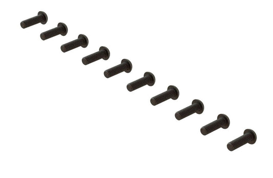 Arrma ARA702006 Button Head Screw M2.5x8mm (10) - PowerHobby