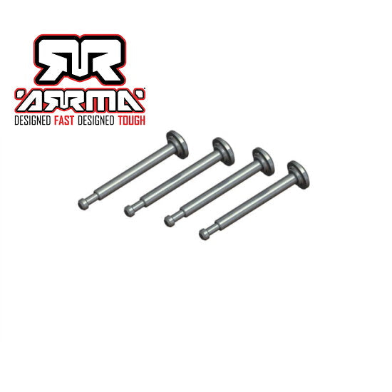 Arrma ARA713032 Shock Mount Pin 3x33mm Silver (4) Kraton EXB - PowerHobby