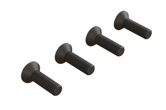 Arrma ARA722414 Flat Head Screw M4x14mm (4) - PowerHobby